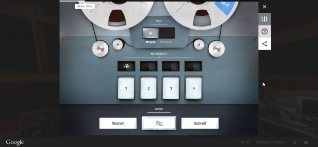 In kleinen interaktiven Spielen kann der Besucher virtuell Studiozubehör ausprobieren. (Screenshot: Golem.de)